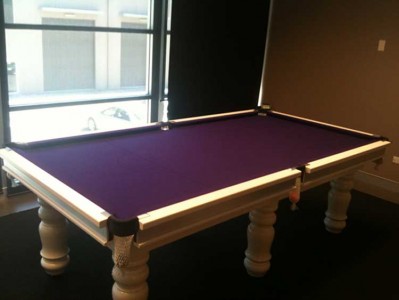 Custom billiard table built for Netbiz, view 1 of 5
