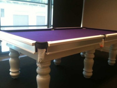 Custom billiard table built for Netbiz, view 4 of 5