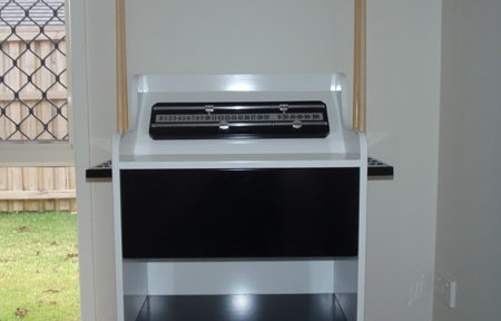Cue Racks & Lights billiard table by Thompson Billiard Tables, view 5 of 5