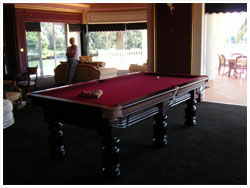 Traditional Billiard Tables built by Thompson Billiard Tables